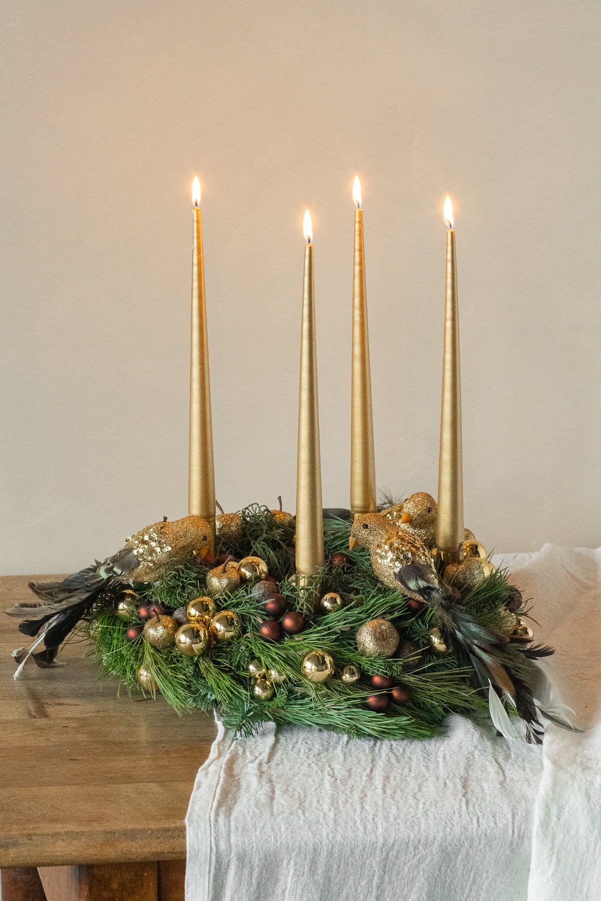 Advent wreath Golden Hour