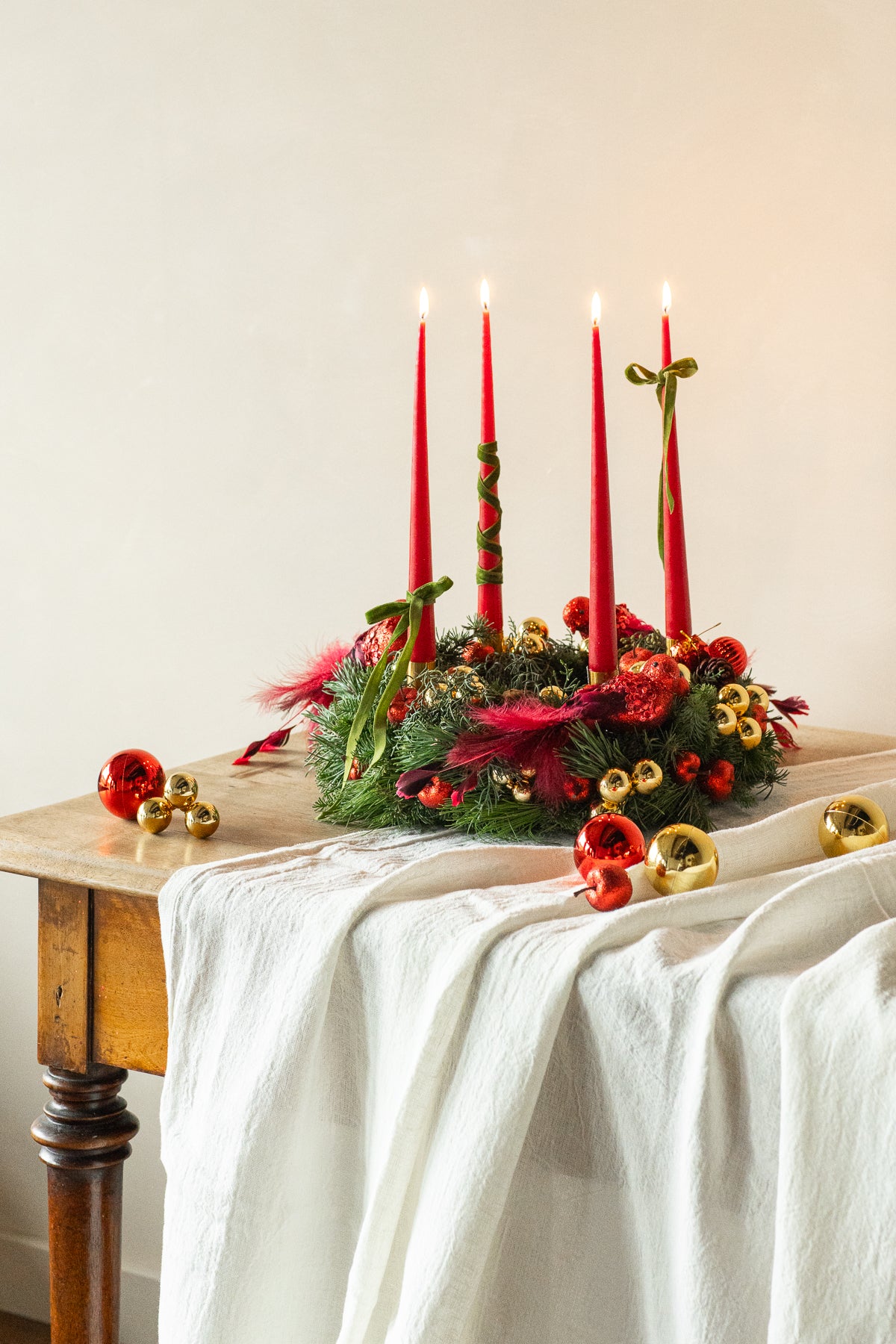 Advent wreath Red Velvet