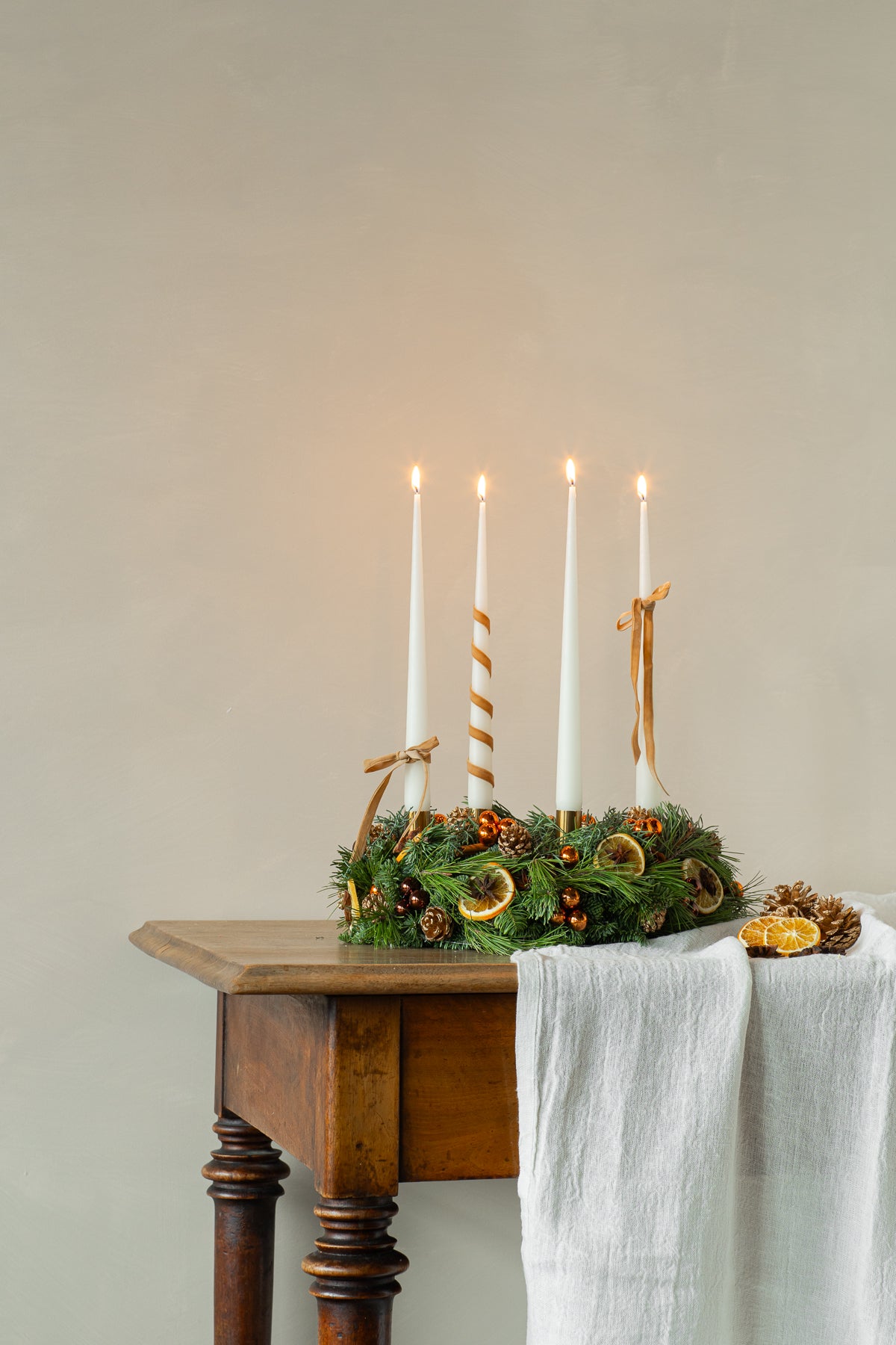 Advent wreath Rustic